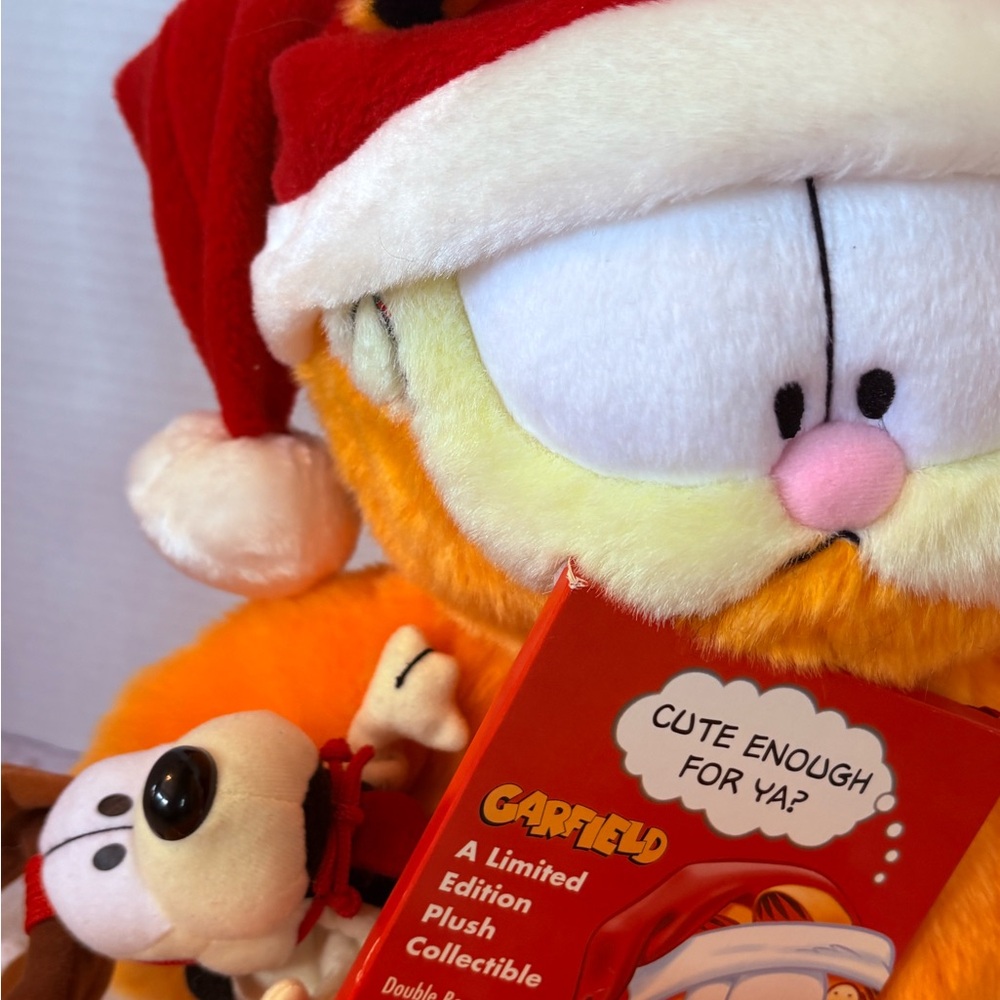 Vintage Garfield Santa Limited Edition 25yr Anniversary - Picture 4 of 14